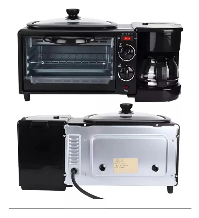 Horno Eléctrico 3 En 1 Cafetera Tostador